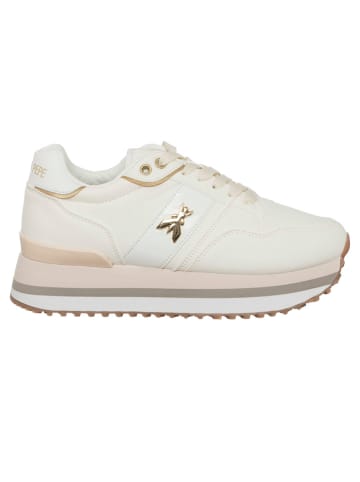 Patrizia Pepe Sneakersy w kolorze kremowym