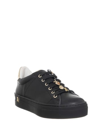 Patrizia Pepe Skórzane sneakersy w kolorze czarnym