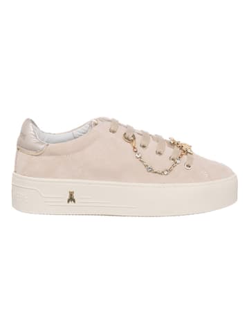 Patrizia Pepe Leren sneakers beige