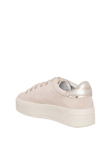 Patrizia Pepe Leder-Sneakers in Beige