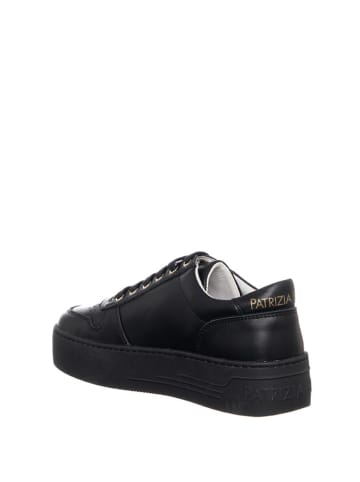 Patrizia Pepe Skórzane sneakersy w kolorze czarnym