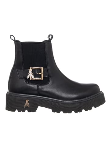 Patrizia Pepe Leren chelseaboots zwart