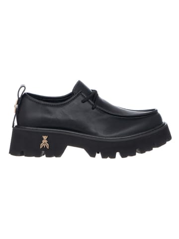 Patrizia Pepe Leren veterschoenen zwart