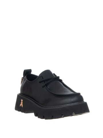 Patrizia Pepe Skórzane trzewiki w kolorze czarnym