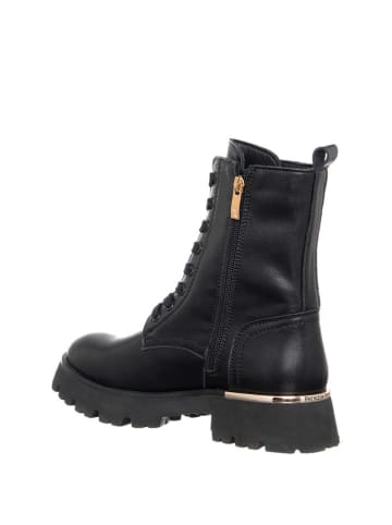 Patrizia Pepe Skórzane botki w kolorze czarnym