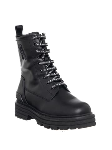 Patrizia Pepe Skórzane botki w kolorze czarnym