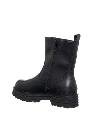 Patrizia Pepe Skórzane botki w kolorze czarnym