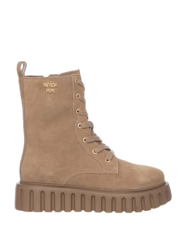 Patrizia Pepe Botki w kolorze czarno-beżowym