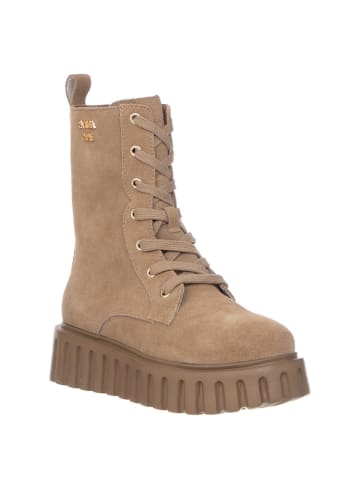 Patrizia Pepe Botki w kolorze czarno-beżowym