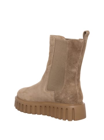 Patrizia Pepe Chelsea-Boots in Schwarz/ Beige