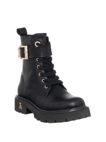 Patrizia Pepe Skórzane botki w kolorze czarnym