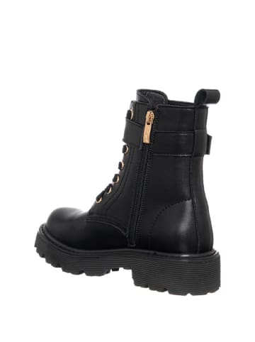 Patrizia Pepe Skórzane botki w kolorze czarnym