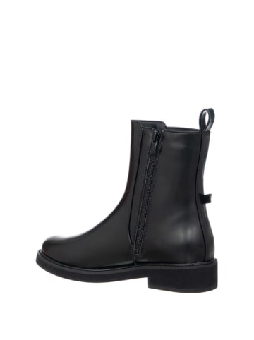 Patrizia Pepe Skórzane botki w kolorze czarnym