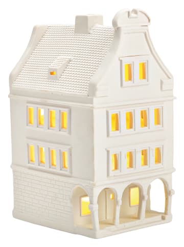 G. Wurm Świecznik "House" w kolorze białym - 11 x 21 x 14 cm