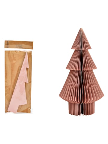 G. Wurm Decoratief object "Tannenbaum" oudroze - (H)30 x Ø 15 cm