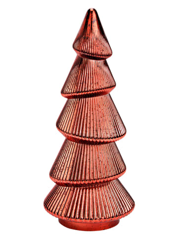 G. Wurm Figurka dekoracyjna "Christmas Tree" w kolorze czerwonym - wys. 34 x Ø 15 cm
