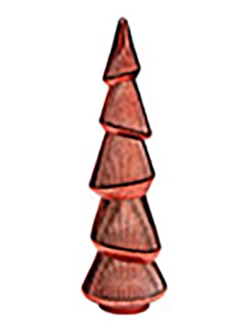 G. Wurm Figurka dekoracyjna "Christmas Tree" w kolorze czerwonym - wys. 54 x Ø 17 cm