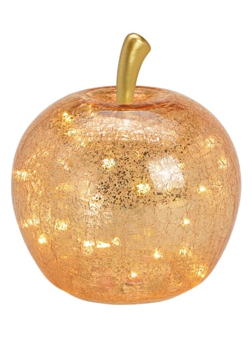 G. Wurm Dekoracja LED "Apple" w kolorze beżowym - wys. 24 x Ø 22 cm
