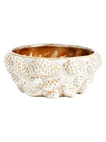 G. Wurm Misa dekoracyjna w kolorze biało-brązowym - Ø 19 cm