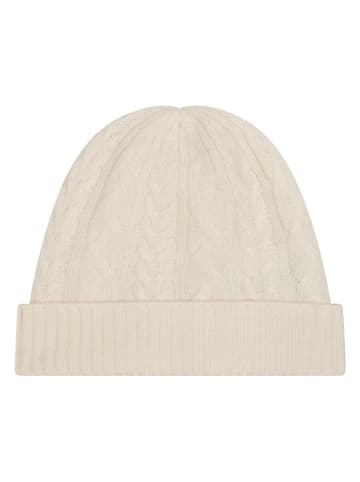 AUTHENTIC CASHMERE Kaszmirowa czapka "Scott" w kolorze kremowym