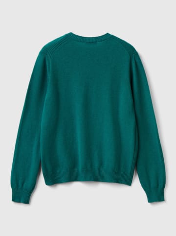 Benetton Sweter w kolorze zielonym