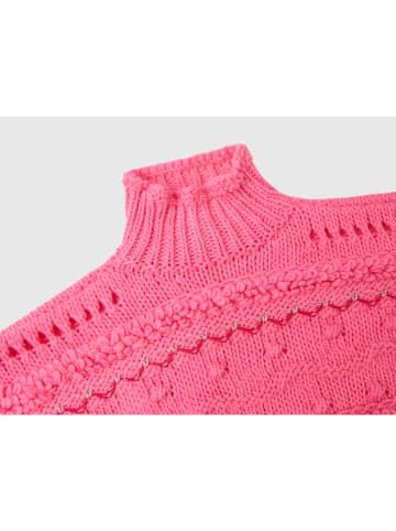 Benetton Poncho in Pink