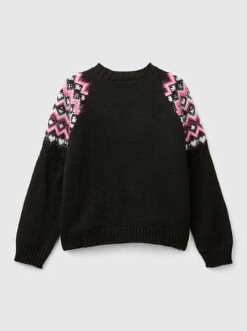 Benetton Sweter w kolorze czarnym