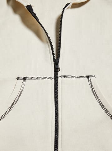 Sisley Sweatjacke in Creme