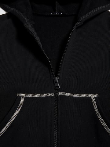Sisley Sweatjacke in Schwarz