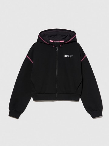 Sisley Sweatvest zwart