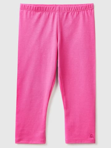 Benetton Legginsy w kolorze różowym