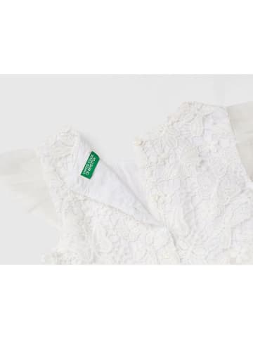 Benetton Sukienka w kolorze białym