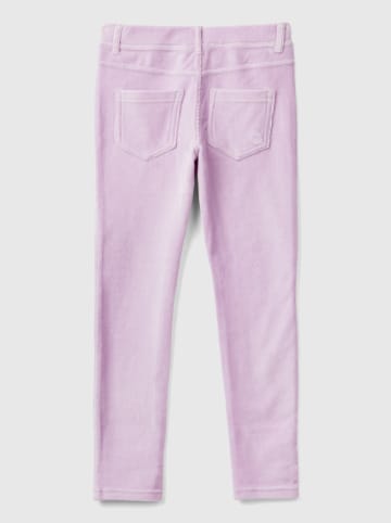 Benetton Spodnie sztruksowe w kolorze fioletowym