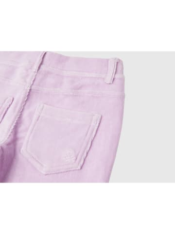 Benetton Spodnie sztruksowe w kolorze fioletowym