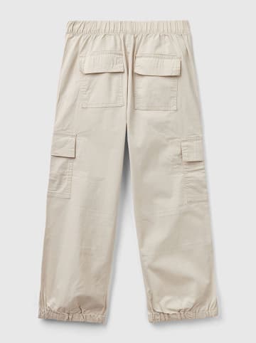 Benetton Bojówki w kolorze beżowym