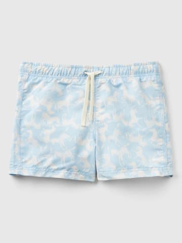 Benetton Szorty kąpielowe w kolorze błękitnym