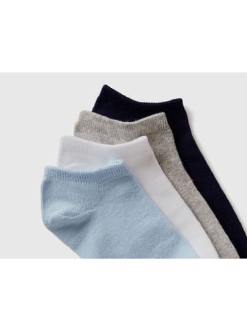 Benetton Skarpety (4 pary) w różnych kolorach do sneakersów