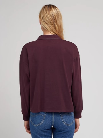 Lee Koszulka polo w kolorze czerwonym