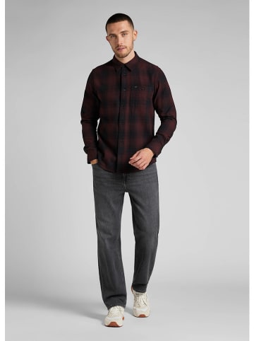 Lee Blouse - regular fit - rood/zwart