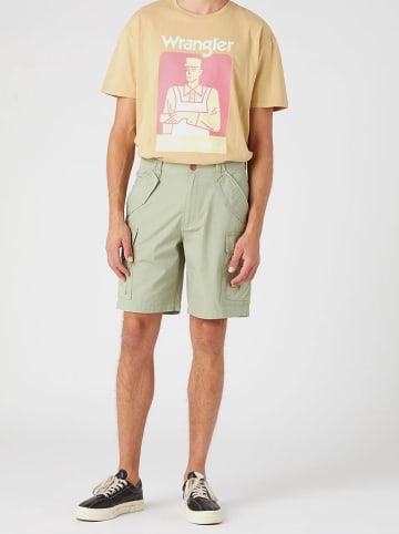 Wrangler Bojówki w kolorze jasnozielonym