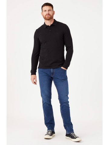 Wrangler Dżinsy "Greensboro" - Regular fit - w kolorze granatowym