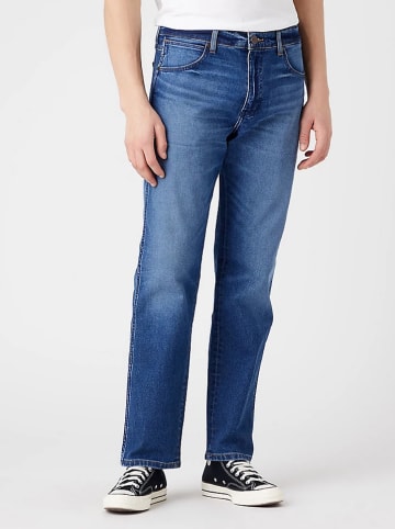Wrangler Dżinsy "Frontier Cowboy" - Regular fit - w kolorze niebieskim