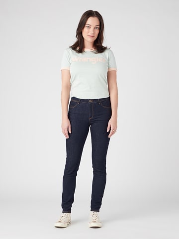 Wrangler Dżinsy "Wild Flower" - Skinny fit - w kolorze granatowym