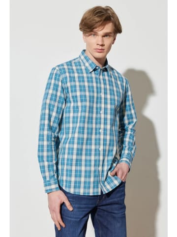 Wrangler Blouse - regluar fit - lichtblauw