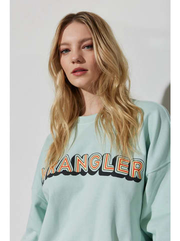 Wrangler Bluza w kolorze miętowym