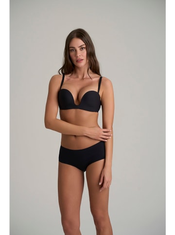 Bye Bra 2er-Set: Slips in Beige/ Schwarz