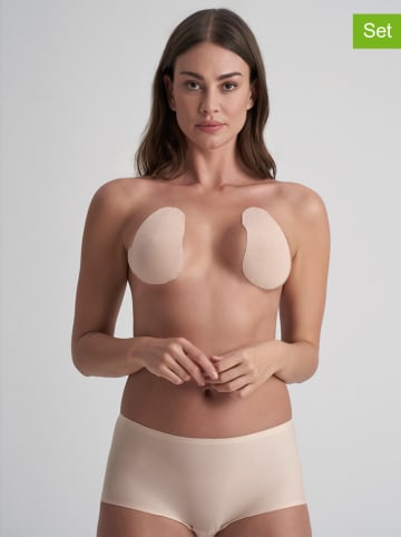 Bye Bra 6tlg. Brustwarzenpads-Set in Beige