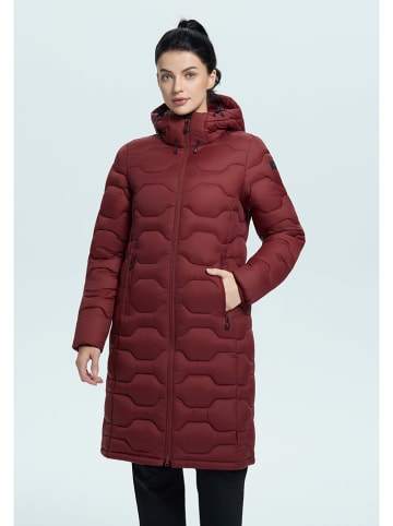 Icepeak Doorgestikte mantel "Bandis" bordeaux