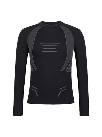 Icepeak Podkoszulek funkcyjny "Irondale" w kolorze czarno-antracytowym