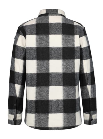 LUHTA Hemdjacke "Haapavesi" in Schwarz/ Weiß